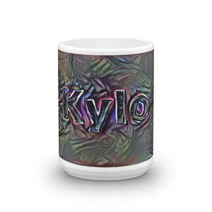 Kylo Mug Dark Rainbow 15oz front view