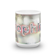 Load image into Gallery viewer, Sophia Mug Ink City Dream 15oz front view