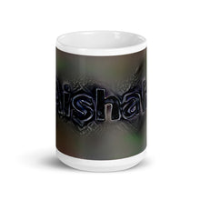 Load image into Gallery viewer, Aishah Mug Charcoal Pier 15oz front view