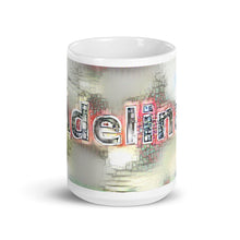 Load image into Gallery viewer, Adelina Mug Ink City Dream 15oz front view