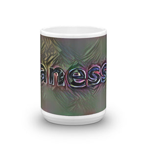 Vanessa Mug Dark Rainbow 15oz front view