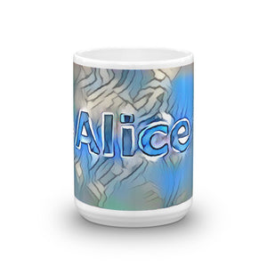 Alice Mug Liquescent Icecap 15oz front view