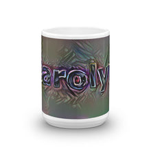 Load image into Gallery viewer, Carolyn Mug Dark Rainbow 15oz front view