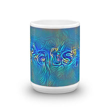 Load image into Gallery viewer, Patsy Mug Night Surfing 15oz front view
