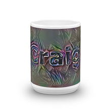 Load image into Gallery viewer, Craig Mug Dark Rainbow 15oz front view