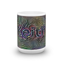 Load image into Gallery viewer, Keith Mug Dark Rainbow 15oz front view