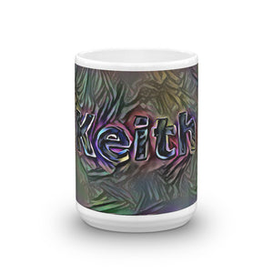 Keith Mug Dark Rainbow 15oz front view