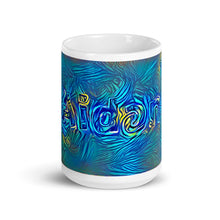 Load image into Gallery viewer, Aidan Mug Night Surfing 15oz front view