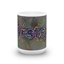 Load image into Gallery viewer, Kirsten Mug Dark Rainbow 15oz front view