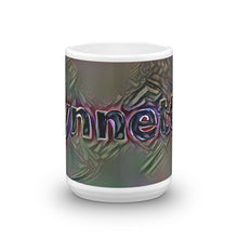 Load image into Gallery viewer, Lynnette Mug Dark Rainbow 15oz front view