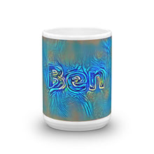 Load image into Gallery viewer, Ben Mug Night Surfing 15oz front view