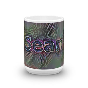 Sean Mug Dark Rainbow 15oz front view