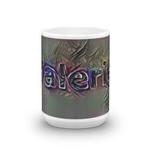 Load image into Gallery viewer, Valerie Mug Dark Rainbow 15oz front view