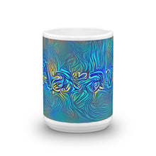 Load image into Gallery viewer, Aarav Mug Night Surfing 15oz front view