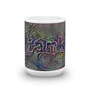 Hank Mug Dark Rainbow 15oz front view