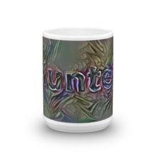 Load image into Gallery viewer, Hunter Mug Dark Rainbow 15oz front view