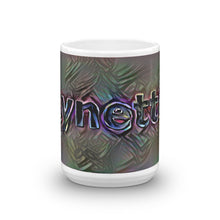 Load image into Gallery viewer, Lynette Mug Dark Rainbow 15oz front view