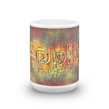 Load image into Gallery viewer, Apple Mug Transdimensional Caveman 15oz front view