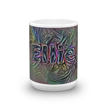 Load image into Gallery viewer, Ellie Mug Dark Rainbow 15oz front view