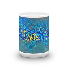 Load image into Gallery viewer, Aisha Mug Night Surfing 15oz front view