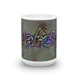 Marcia Mug Dark Rainbow 15oz front view