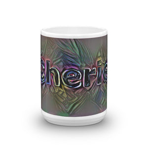 Cherie Mug Dark Rainbow 15oz front view