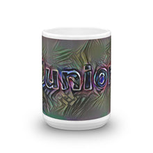 Load image into Gallery viewer, Junior Mug Dark Rainbow 15oz front view