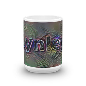 Lynley Mug Dark Rainbow 15oz front view