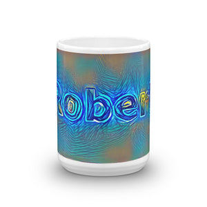 Robert Mug Night Surfing 15oz front view