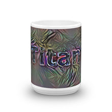 Load image into Gallery viewer, Titan Mug Dark Rainbow 15oz front view