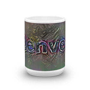 Denver Mug Dark Rainbow 15oz front view