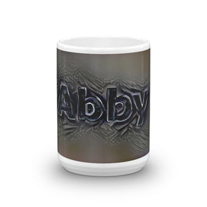Abby Mug Charcoal Pier 15oz front view