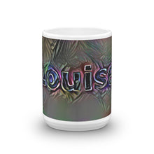 Load image into Gallery viewer, Louise Mug Dark Rainbow 15oz front view