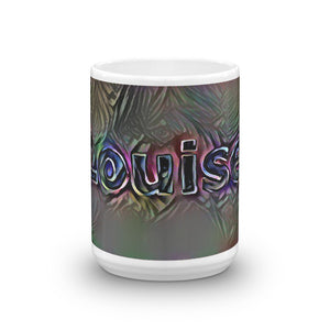 Louise Mug Dark Rainbow 15oz front view
