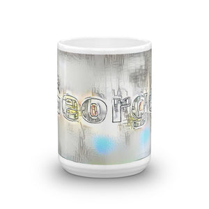 George Mug Victorian Fission 15oz front view