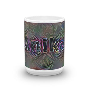 Anika Mug Dark Rainbow 15oz front view