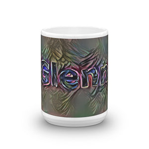 Glenn Mug Dark Rainbow 15oz front view