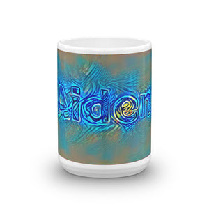 Aiden Mug Night Surfing 15oz front view