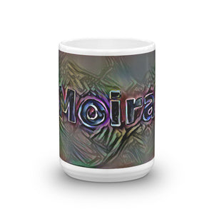 Moira Mug Dark Rainbow 15oz front view