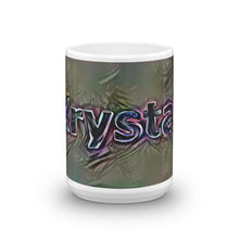 Load image into Gallery viewer, Krystal Mug Dark Rainbow 15oz front view