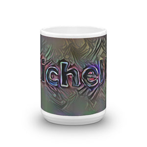 Michelle Mug Dark Rainbow 15oz front view