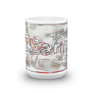 Eliana Mug Frozen City 15oz front view