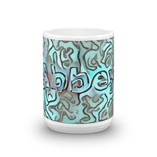Load image into Gallery viewer, Abbey Mug Insensible Camouflage 15oz front view
