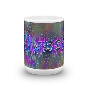 Alyssa Mug Wounded Pluviophile 15oz front view