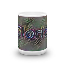 Load image into Gallery viewer, Gloria Mug Dark Rainbow 15oz front view