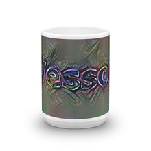Load image into Gallery viewer, Wesson Mug Dark Rainbow 15oz front view