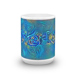 Merle Mug Night Surfing 15oz front view