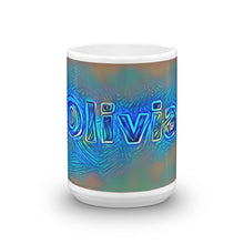 Load image into Gallery viewer, Olivia Mug Night Surfing 15oz front view