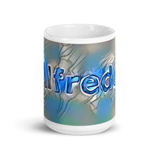 Load image into Gallery viewer, Alfredo Mug Liquescent Icecap 15oz front view