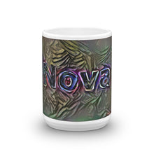 Load image into Gallery viewer, Nova Mug Dark Rainbow 15oz front view